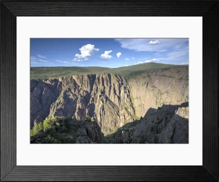 Framed Print : Black Canyon of the Gunnison National Park, Gunnison River deep in the canyon, Colorado, United States of America, North America Framed Print : Black Canyon of the Gunnison National Park, Gunnison River deep in the canyon, Colorado, United States of America, North America