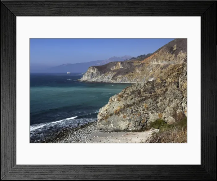 Framed Print : Willow Creek and Big Sur coastline, Big Sur, Monterey County, California, United States of America, North America Framed Print : Willow Creek and Big Sur coastline, Big Sur, Monterey County, California, United States of America, North America