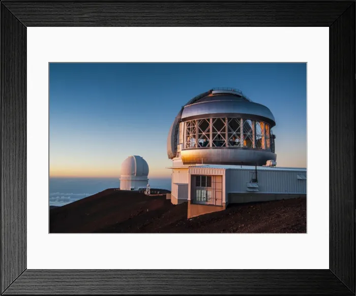 Framed Print : Observatory on Mauna Kea at sunset, Big Island, Hawaii, United States of America, Pacific Framed Print : Observatory on Mauna Kea at sunset, Big Island, Hawaii, United States of America, Pacific