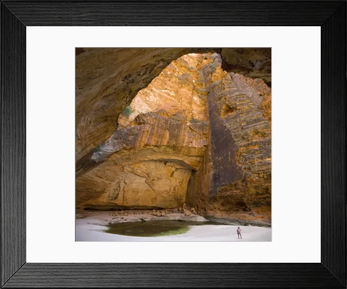 Framed Print : Cave in waterfall undercut, Cathedral Gorge in Purnululu National Park (Bungle Bungle), UNESCO World Heritage Site, Western Australia, Australia, Pacific Framed Print : Cave in waterfall undercut, Cathedral Gorge in Purnululu National Park (Bungle Bungle), UNESCO World Heritage Site, Western Australia, Australia, Pacific