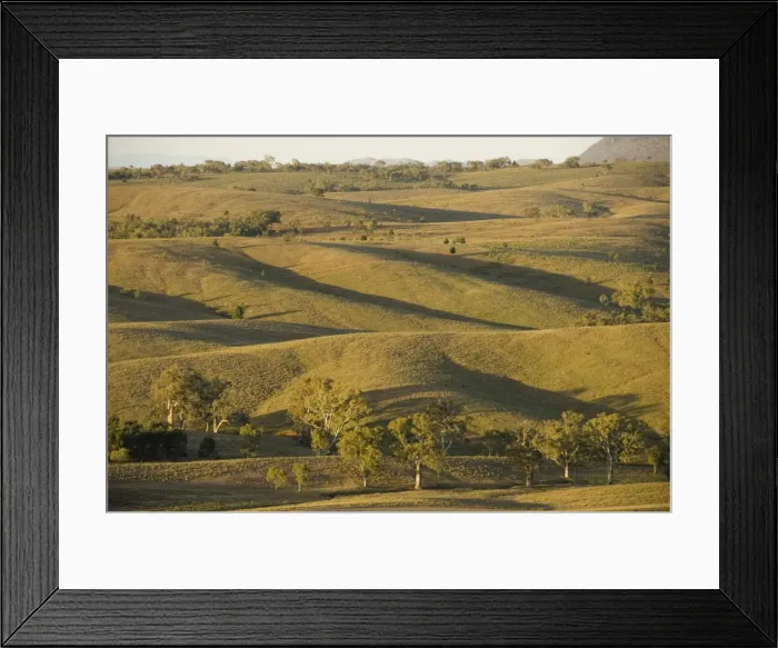 Framed Print : Bunkers Ranges, seen from Stokes Hill, Flinders Ranges National Park, South Australia, Australia, Pacific