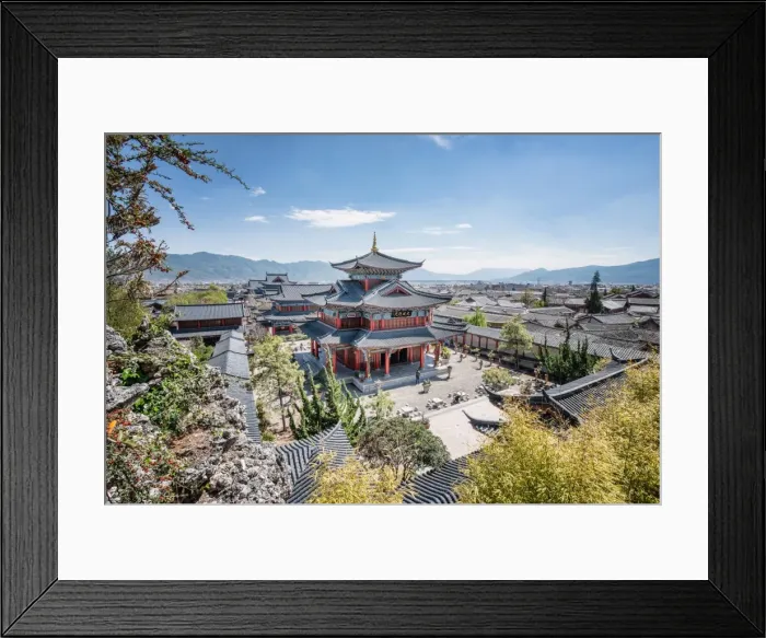 Framed Print : Mu Residence (Mufu) with courtyard in Lijiang Old Town, UNESCO World Heritage Site, Lijiang, Yunnan province, China, Asia Framed Print : Mu Residence (Mufu) with courtyard in Lijiang Old Town, UNESCO World Heritage Site, Lijiang, Yunnan province, China, Asia