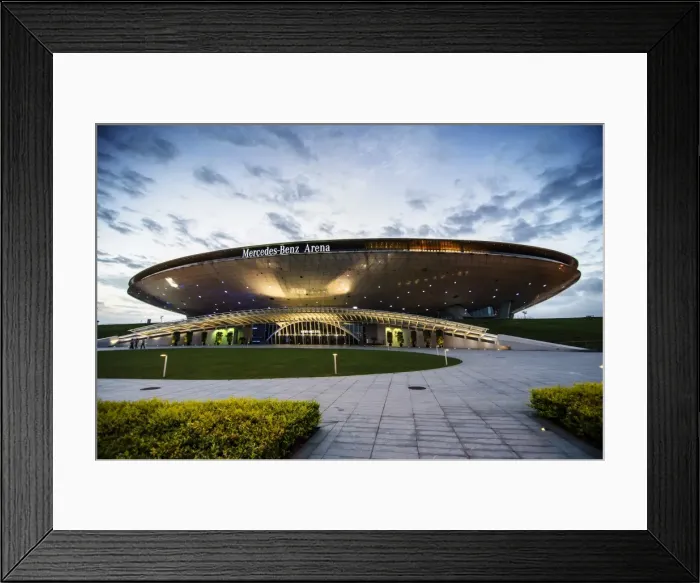 Framed Print : Mercedes Benz Arena in Shanghai Pudong, Shanghai, China, Asia Framed Print : Mercedes Benz Arena in Shanghai Pudong, Shanghai, China, Asia