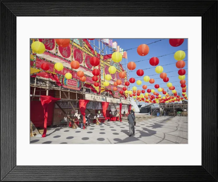 Framed Print : West Kowloon Bamboo Theatre, Kowloon, Hong Kong, China, Asia Framed Print : West Kowloon Bamboo Theatre, Kowloon, Hong Kong, China, Asia