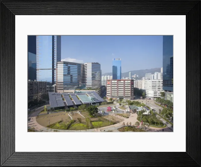 Framed Print : Zero Carbon Building, Kowloon Bay, Kowloon, Hong Kong, China, Asia Framed Print : Zero Carbon Building, Kowloon Bay, Kowloon, Hong Kong, China, Asia