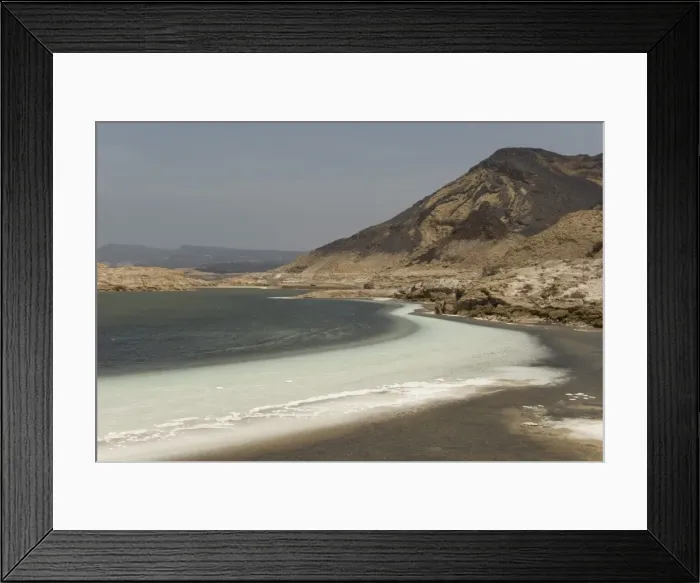Framed Print : Lake Assal, 151m below sea level, Djibouti, Africa Framed Print : Lake Assal, 151m below sea level, Djibouti, Africa