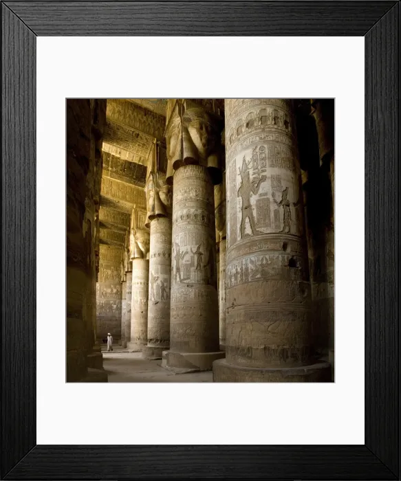Framed Print : The Outer Hypostyle Hall in the Temple of Hathor, Dendera necropolis, Qena, Nile Valley, Egypt, North Africa, Africa Framed Print : The Outer Hypostyle Hall in the Temple of Hathor, Dendera necropolis, Qena, Nile Valley, Egypt, North Africa, Africa