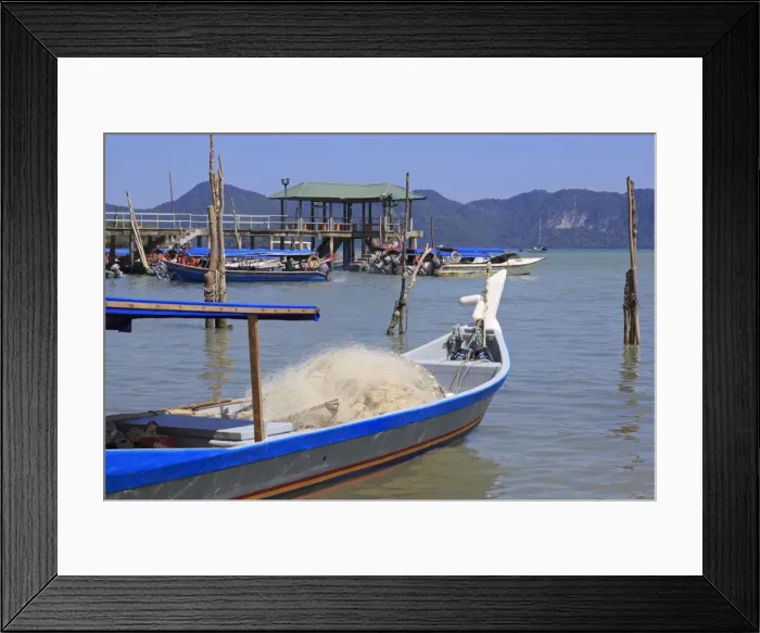 Framed Print : Fishing boats in Porto Malai, Chenang City, Langkawi Island, Malaysia, Southeast Asia, Asia Framed Print : Fishing boats in Porto Malai, Chenang City, Langkawi Island, Malaysia, Southeast Asia, Asia