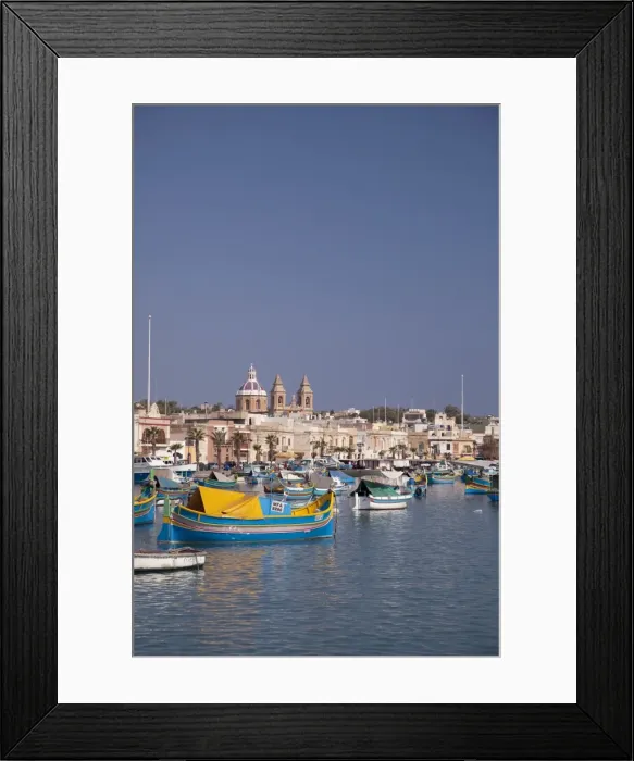 Framed Print : Marsaxlokk, Malta, Mediterranean, Europe Framed Print : Marsaxlokk, Malta, Mediterranean, Europe