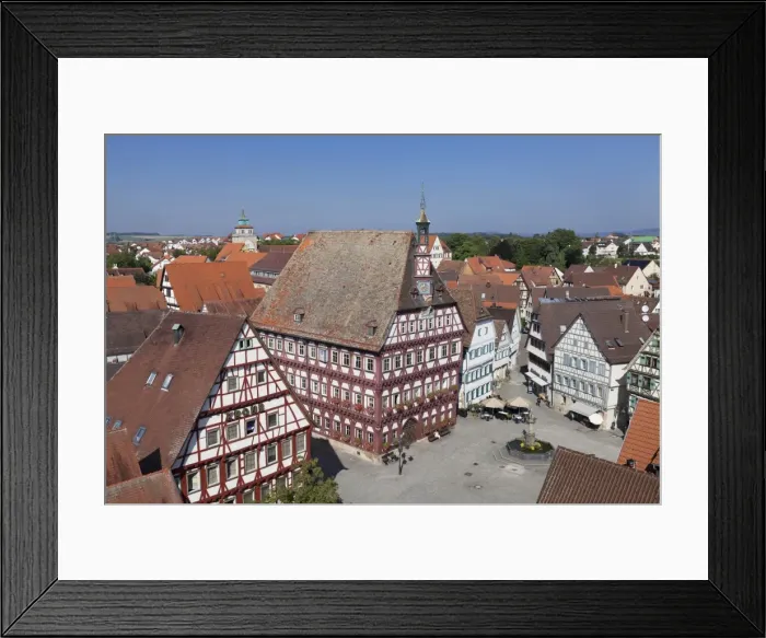 Framed Print : Town Hall at Market Square, oberer Torturm Tower, Markgroningen, Ludwigsburg District, Baden Wurttemberg, Germany, Europe Framed Print : Town Hall at Market Square, oberer Torturm Tower, Markgroningen, Ludwigsburg District, Baden Wurttemberg, Germany, Europe