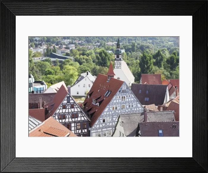 Framed Print : Old Town, Waiblingen, Rems-Murr District, Baden Wurttemberg, Germany, Europe Framed Print : Old Town, Waiblingen, Rems-Murr District, Baden Wurttemberg, Germany, Europe