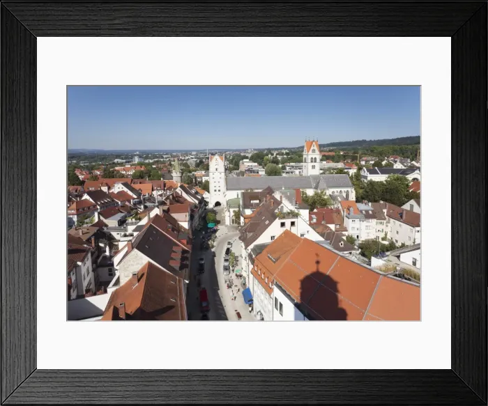Framed Print : Old town with Liebfrauenkirche church, Frauentor tower and Gruner Turm tower, Ravensburg, Upper Swabia, Baden Wurttemberg, Germany, Europe Framed Print : Old town with Liebfrauenkirche church, Frauentor tower and Gruner Turm tower, Ravensburg, Upper Swabia, Baden Wurttemberg, Germany, Europe
