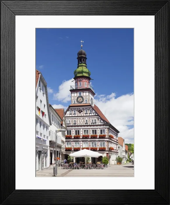 Framed Print : Town Hall, Kirchheim unter Teck, Swabian Alb, Baden Wurttemberg, Germany, Europe Framed Print : Town Hall, Kirchheim unter Teck, Swabian Alb, Baden Wurttemberg, Germany, Europe