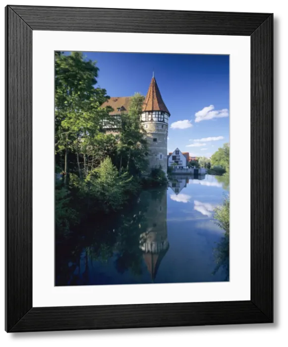 Framed Print : Zollernschloss Castle, Balingen, Swabian Alb, Baden Wurttemberg, Germany, Europe