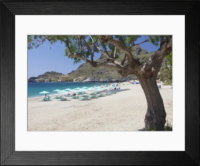Framed Print : Damnoni Beach, near Plakias, South Crete, Crete, Greek Islands, Greece, Europe Framed Print : Damnoni Beach, near Plakias, South Crete, Crete, Greek Islands, Greece, Europe