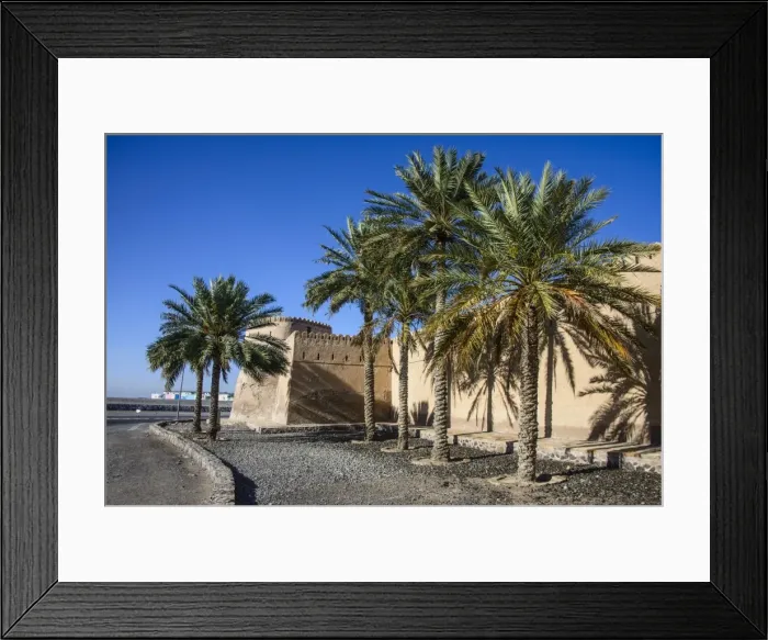 Framed Print : Khasab fort, Khasab, Musandam, Oman, Middle East Framed Print : Khasab fort, Khasab, Musandam, Oman, Middle East