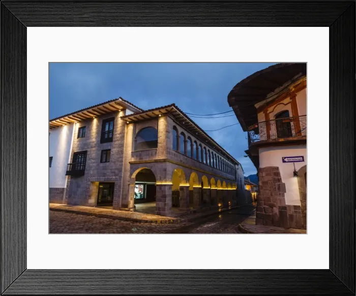 Framed Print : The exterior of the JW Marriott Hotel which is an old restored convent, Cuzco, UNESCO World Heritage Site, Peru, South America Framed Print : The exterior of the JW Marriott Hotel which is an old restored convent, Cuzco, UNESCO World Heritage Site, Peru, South America