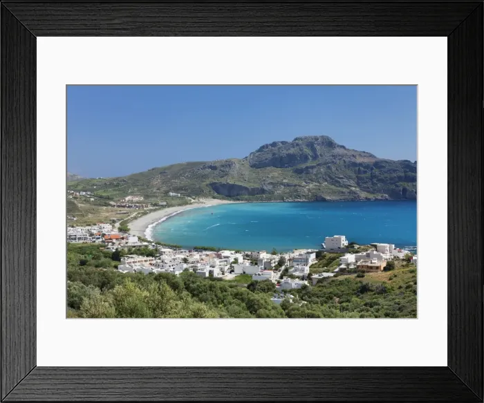 Framed Print : Bay of Plakias, South Crete, Crete, Greek Islands, Greece, Europe Framed Print : Bay of Plakias, South Crete, Crete, Greek Islands, Greece, Europe
