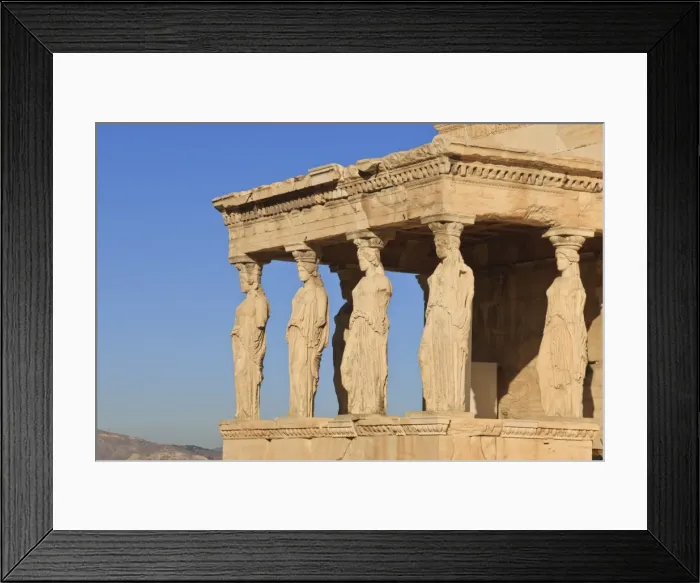 Framed Print : Porch of the Maidens (Caryatids), Erecthion, early morning, Acropolis, UNESCO World Heritage Site, Athens Greece, Europe Framed Print : Porch of the Maidens (Caryatids), Erecthion, early morning, Acropolis, UNESCO World Heritage Site, Athens Greece, Europe