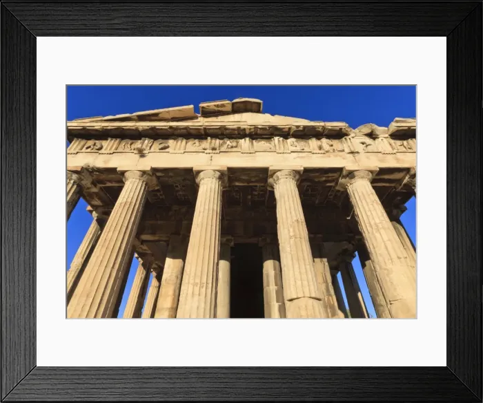 Framed Print : The Hephaisteion (the temple of Hephaistos), lit by early morning light, Ancient Agora of Athens, Athens, Greece, Europe Framed Print : The Hephaisteion (the temple of Hephaistos), lit by early morning light, Ancient Agora of Athens, Athens, Greece, Europe