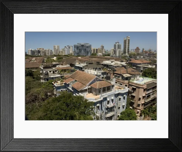 Framed Print : Roof-tops and high-rises of Colaba, Mumbai, India, Asia Framed Print : Roof-tops and high-rises of Colaba, Mumbai, India, Asia