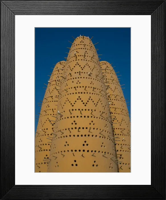 Framed Print : Pigeon Towers, Katara Cultural Village, Doha, Qatar, Middle East Framed Print : Pigeon Towers, Katara Cultural Village, Doha, Qatar, Middle East