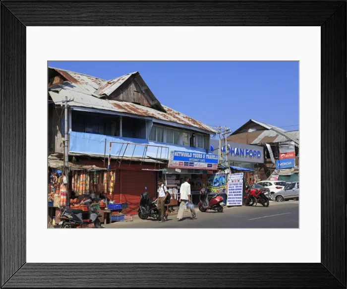 Framed Print : Aberdeen Bazaar, Port Blair, Andaman Islands, India, Asia