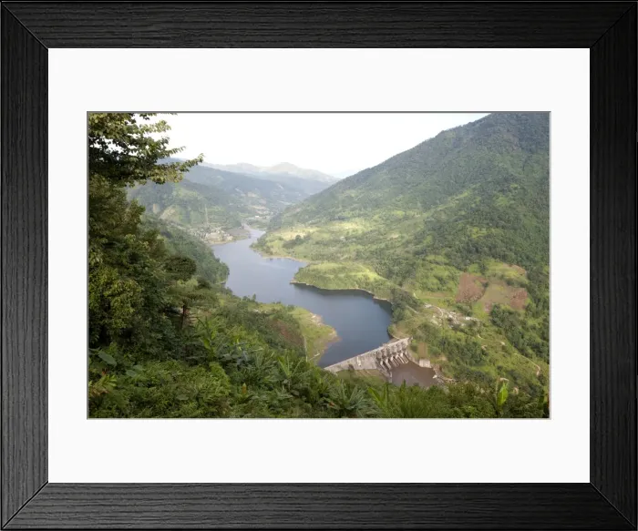 Framed Print : Newly constructed hydro electric dam in the hilly Kimin district of Arunachal Pradesh, India, Asia Framed Print : Newly constructed hydro electric dam in the hilly Kimin district of Arunachal Pradesh, India, Asia