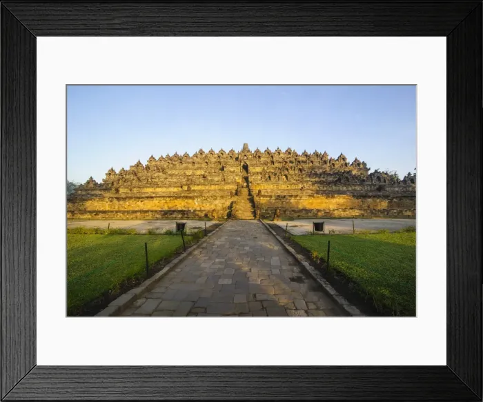 Framed Print : Early morning light at the temple complex of Borobodur, UNESCO World Heritage Site, Java, Indonesia, Southeast Asia, Asia Framed Print : Early morning light at the temple complex of Borobodur, UNESCO World Heritage Site, Java, Indonesia, Southeast Asia, Asia