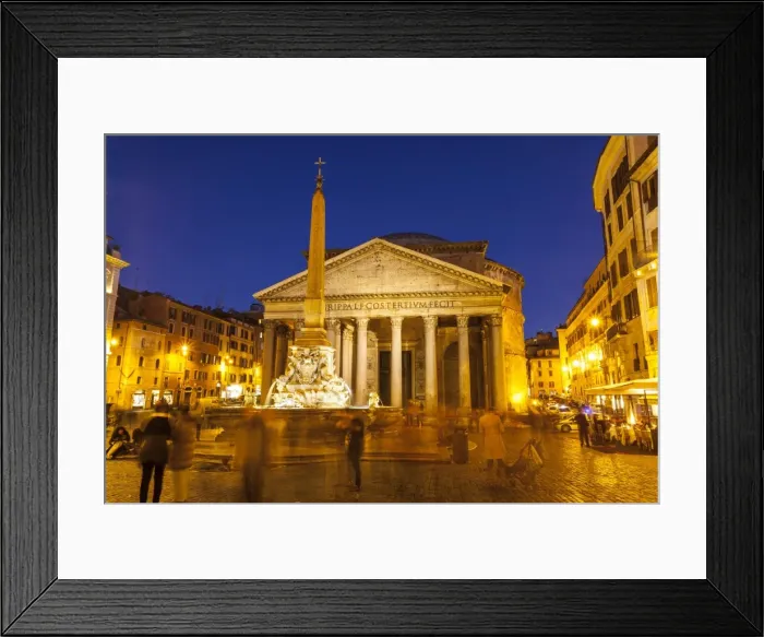Framed Print : Piazza della Rotonda and The Pantheon, Rome, Lazio, Italy, Europe Framed Print : Piazza della Rotonda and The Pantheon, Rome, Lazio, Italy, Europe