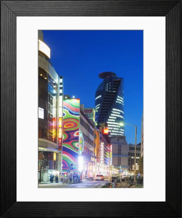 Framed Print : City center, Nagoya, Honshu, Japan, Asia Framed Print : City center, Nagoya, Honshu, Japan, Asia