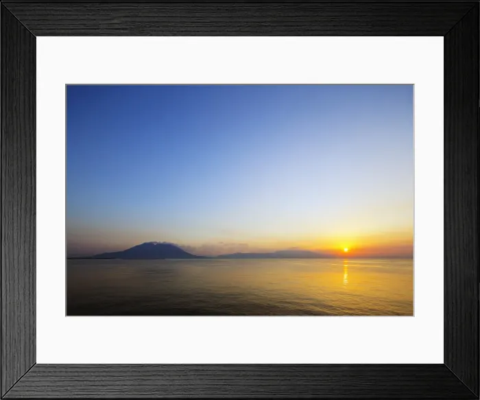 Framed Print : Sunrise over Sakurajima volcano, Kagoshima, Kyushu, Japan, Asia Framed Print : Sunrise over Sakurajima volcano, Kagoshima, Kyushu, Japan, Asia