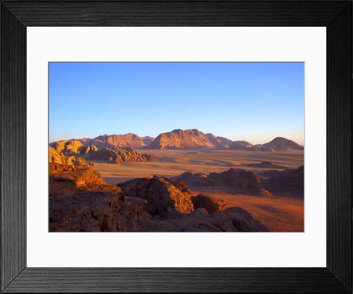 Framed Print : Tourist at Wadi Rum, Jordan, Middle East Framed Print : Tourist at Wadi Rum, Jordan, Middle East