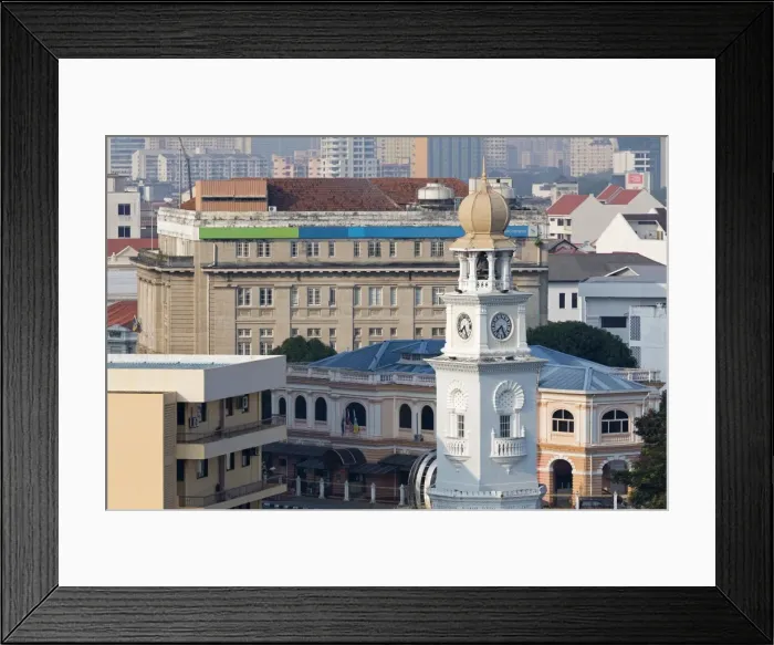 Framed Print : Clock Tower, Georgetown, Penang Island, Malaysia, Southeast Asia, Asia Framed Print : Clock Tower, Georgetown, Penang Island, Malaysia, Southeast Asia, Asia