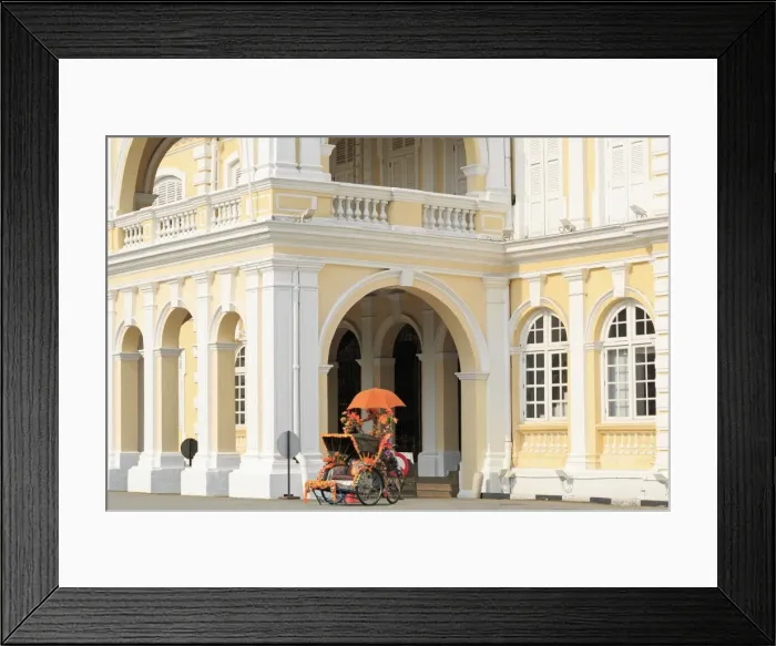 Framed Print : Trishaw outside Georgetown Town Hall, Georgetown, Penang Island, Malaysia, Southeast Asia, Asia Framed Print : Trishaw outside Georgetown Town Hall, Georgetown, Penang Island, Malaysia, Southeast Asia, Asia