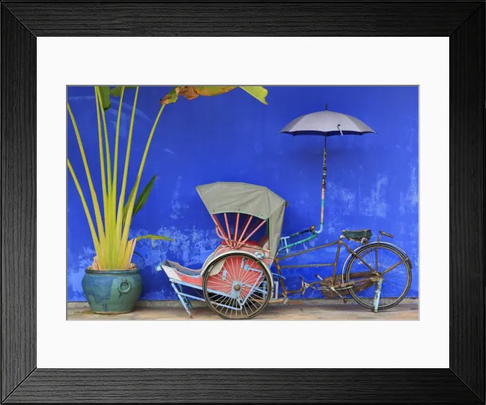 Framed Print : Rickshaw in Cheong Fatt Tze Mansion, Georgetown, Penang Island, Malaysia, Southeast Asia, Asia Framed Print : Rickshaw in Cheong Fatt Tze Mansion, Georgetown, Penang Island, Malaysia, Southeast Asia, Asia