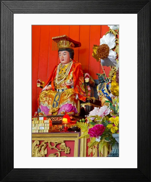 Framed Print : Buddha in Hainan Temple, Georgetown, Penang Island, Malaysia, Southeast Asia, Asia Framed Print : Buddha in Hainan Temple, Georgetown, Penang Island, Malaysia, Southeast Asia, Asia