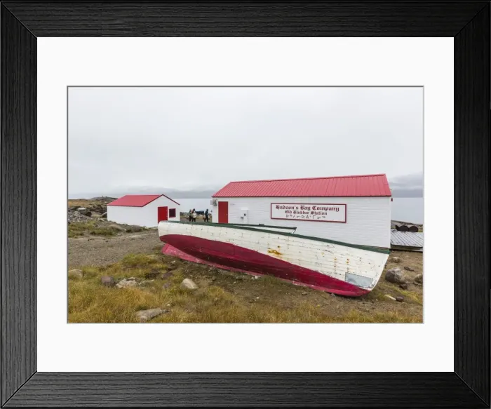 Framed Print : Hudson Bay Company whaling station in Pangnirtung, Nunavut, Canada, North America Framed Print : Hudson Bay Company whaling station in Pangnirtung, Nunavut, Canada, North America