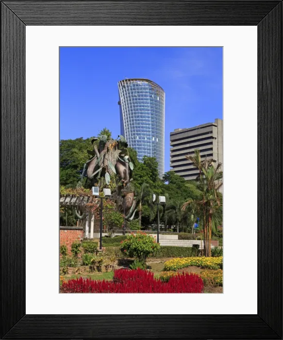 Framed Print : Fountain Sculpture and JKR Tower, Kuala Lumpur, Malaysia, Southeast Asia, Asia Framed Print : Fountain Sculpture and JKR Tower, Kuala Lumpur, Malaysia, Southeast Asia, Asia