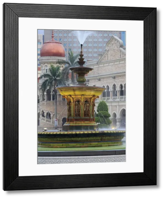 Framed Print : Merdeka Square Fountain, Kuala Lumpur, Malaysia, Southeast Asia, Asia Framed Print : Merdeka Square Fountain, Kuala Lumpur, Malaysia, Southeast Asia, Asia