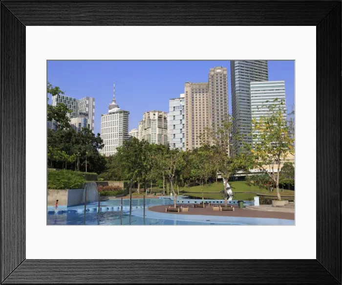 Framed Print : KLCC Park, Kuala Lumpur, Malaysia, Southeast Asia, Asia Framed Print : KLCC Park, Kuala Lumpur, Malaysia, Southeast Asia, Asia