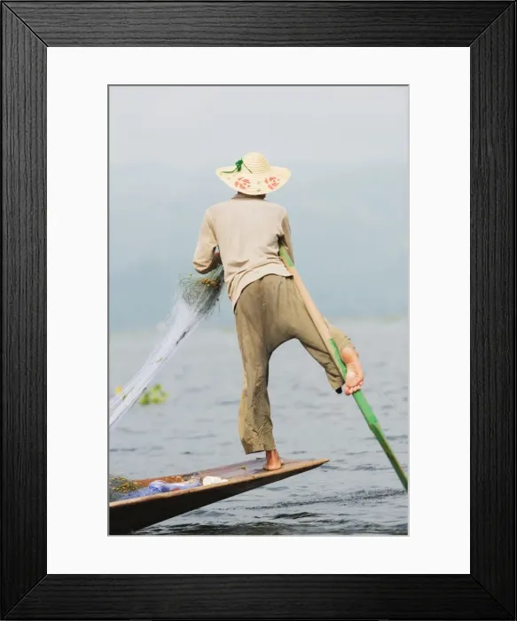 Framed Print : Intha fishermen, Inle Lake, Shan State, Myanmar (Burma), Asia Framed Print : Intha fishermen, Inle Lake, Shan State, Myanmar (Burma), Asia