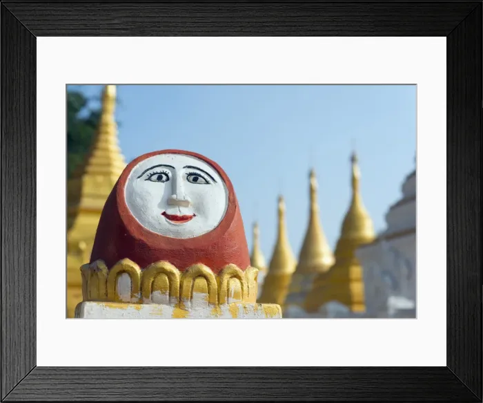 Framed Print : Temple decoration, Nget Pyaw Taw Pagoda, Pindaya, Myanmar (Burma), Asia Framed Print : Temple decoration, Nget Pyaw Taw Pagoda, Pindaya, Myanmar (Burma), Asia