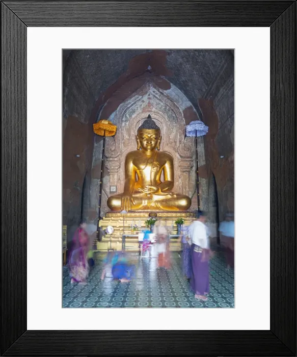 Framed Print : People praying, Htilominlo Pahto temple, Bagan (Pagan), Myanmar (Burma), Asia Framed Print : People praying, Htilominlo Pahto temple, Bagan (Pagan), Myanmar (Burma), Asia