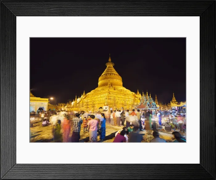 Framed Print : Festival of Light, Shwezigon Paya, Bagan (Pagan), Myanmar (Burma), Asia Framed Print : Festival of Light, Shwezigon Paya, Bagan (Pagan), Myanmar (Burma), Asia