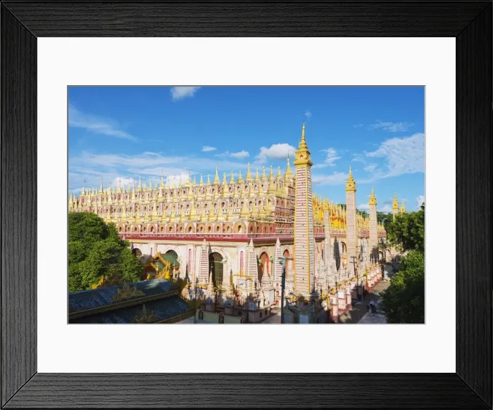 Framed Print : Thanboddhay Paya temple, Monywa, Myanmar (Burma), Asia Framed Print : Thanboddhay Paya temple, Monywa, Myanmar (Burma), Asia