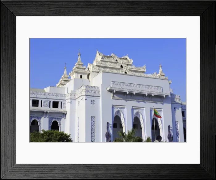 Framed Print : Yangon City Hall, Yangon (Rangoon), Myanmar (Burma), Asia Framed Print : Yangon City Hall, Yangon (Rangoon), Myanmar (Burma), Asia