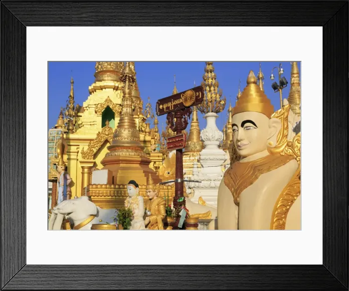 Framed Print : Shwedagon Pagoda, Yangon (Rangoon), Myanmar (Burma), Asia Framed Print : Shwedagon Pagoda, Yangon (Rangoon), Myanmar (Burma), Asia