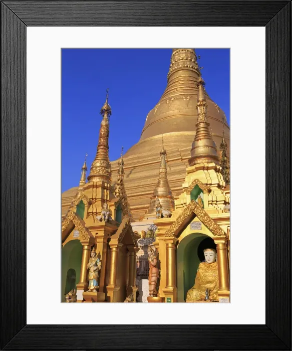 Framed Print : Shwedagon Pagoda, Yangon (Rangoon), Myanmar (Burma), Asia Framed Print : Shwedagon Pagoda, Yangon (Rangoon), Myanmar (Burma), Asia