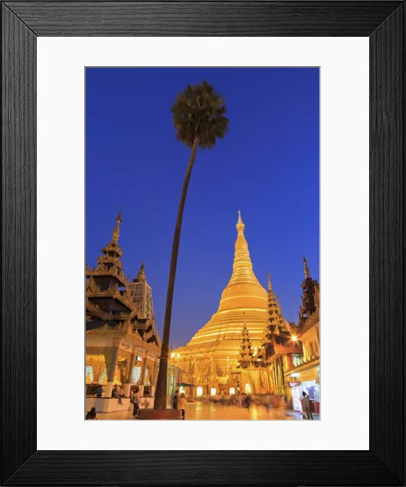 Framed Print : Shwedagon Pagoda, Yangon (Rangoon), Myanmar (Burma), Asia Framed Print : Shwedagon Pagoda, Yangon (Rangoon), Myanmar (Burma), Asia
